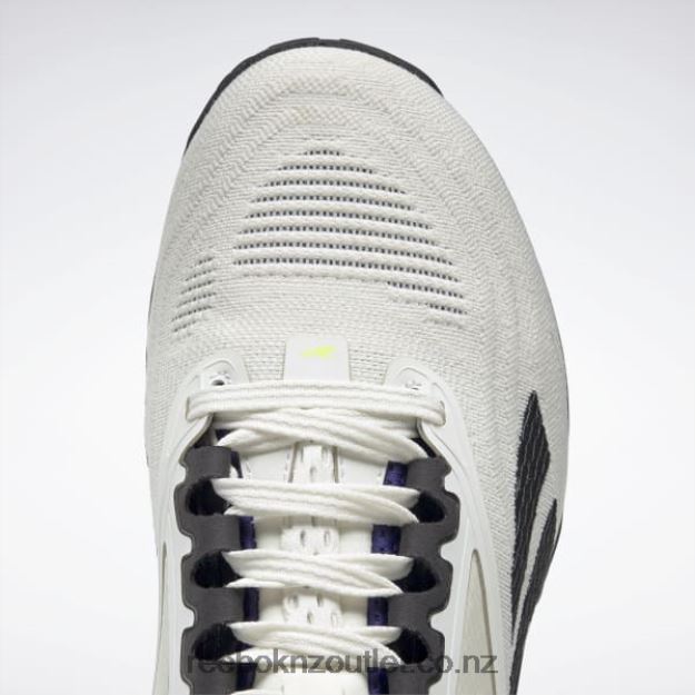 Chalk/Core Black/Bold Purple 2B46261090 Nano X2 Men\'s Training Shoes Les Mills Reebok