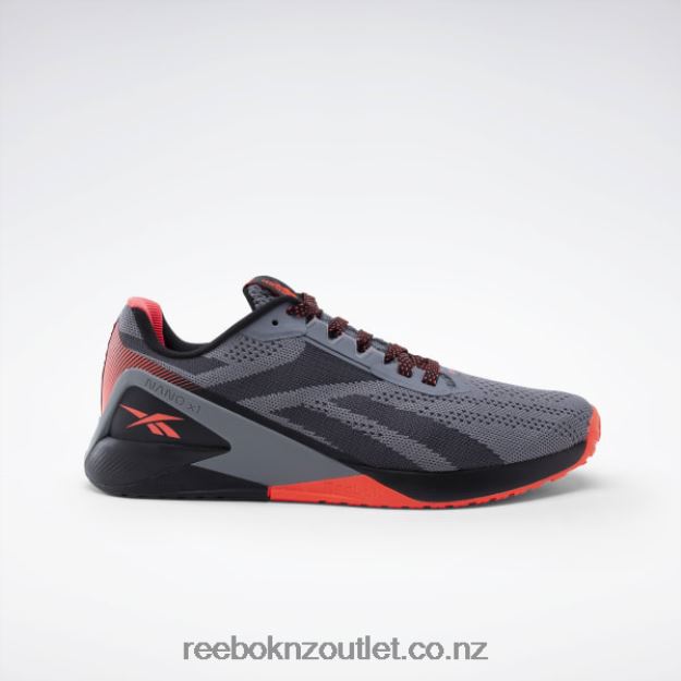 Core Black/Pure Grey 5/Orange Flare 2B46261044 Nano X1 Men\'s Training Shoes Reebok