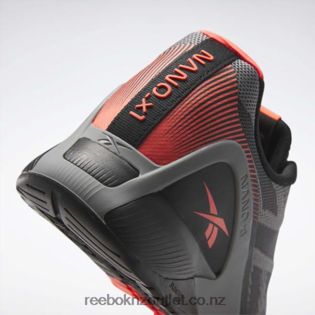Core Black/Pure Grey 5/Orange Flare 2B46261044 Nano X1 Men\'s Training Shoes Reebok