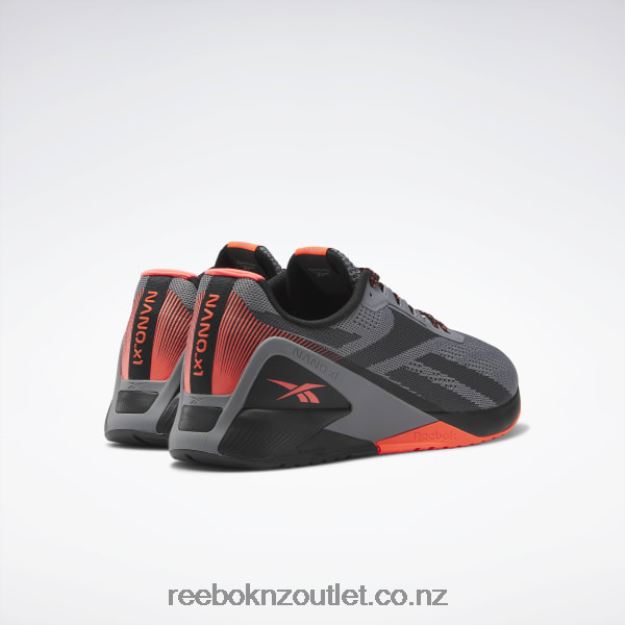 Core Black/Pure Grey 5/Orange Flare 2B46261044 Nano X1 Men\'s Training Shoes Reebok