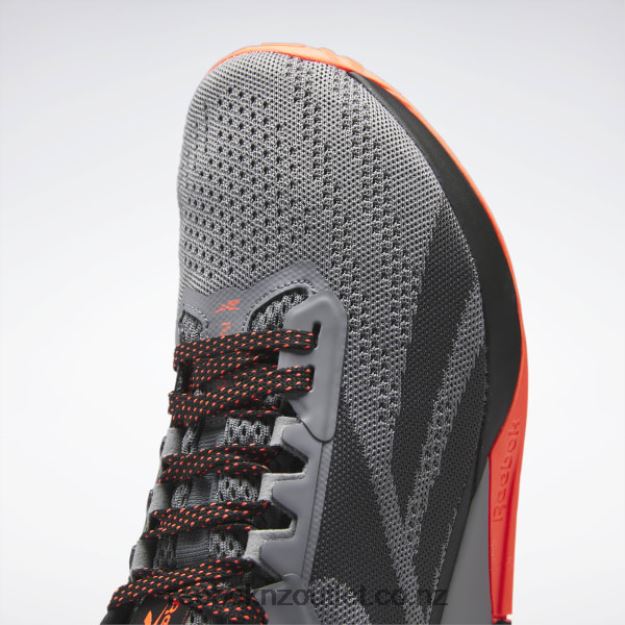 Core Black/Pure Grey 5/Orange Flare 2B46261044 Nano X1 Men\'s Training Shoes Reebok