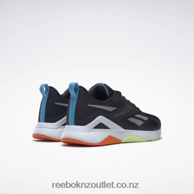 Core Black/Pure Grey 6/Smash Orange S23-R 2B46261199 Nanoflex TR 2.0 Men\'s Training Shoes Reebok