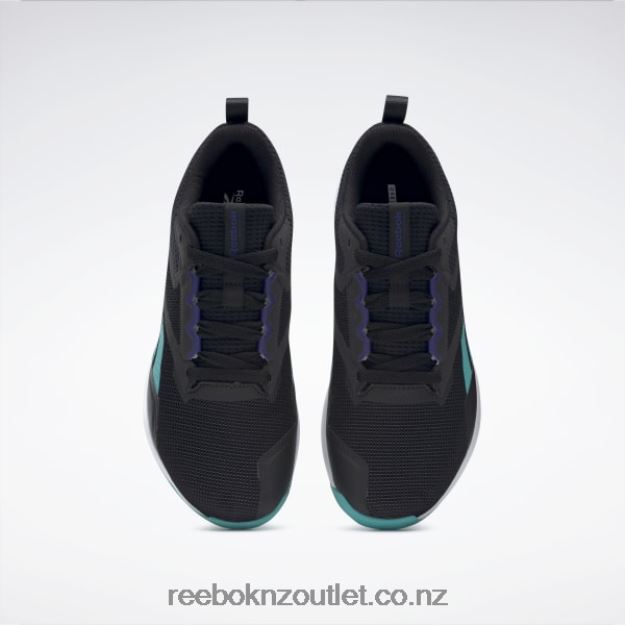Core Black/Pure Grey 8/Classic Teal 2B46261128 Nanoflex TR 2.0 Men\'s Training Shoes Reebok