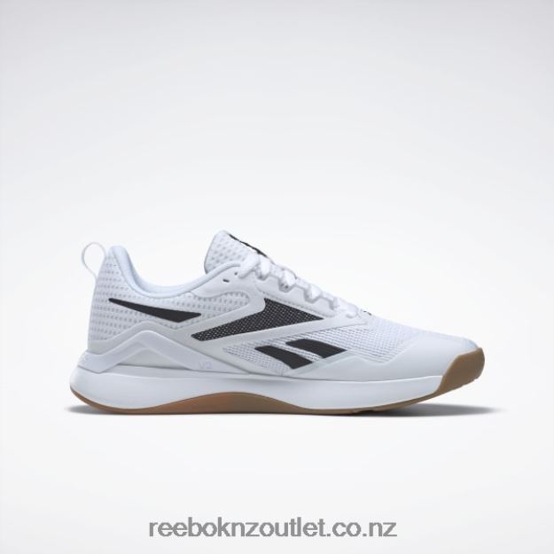 Ftwr White/Core Black/Reebok Rubber Gum-03 2B46261103 Nanoflex TR 2.0 Men\'s Training Shoes Reebok
