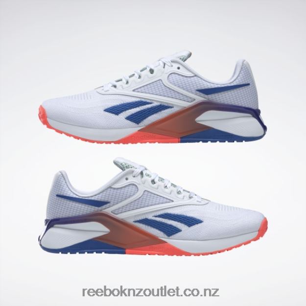 Ftwr White/Vector Blue/Orange Flare 2B46261046 Nano X2 Men\'s Training Shoes Reebok