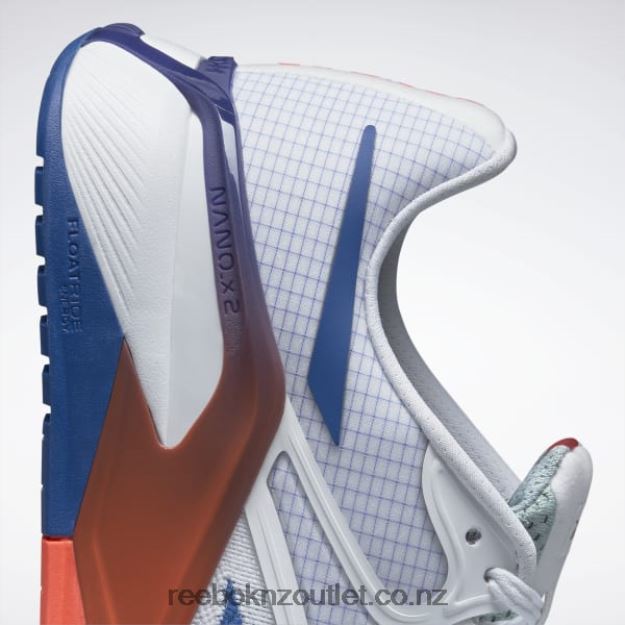 Ftwr White/Vector Blue/Orange Flare 2B46261046 Nano X2 Men\'s Training Shoes Reebok
