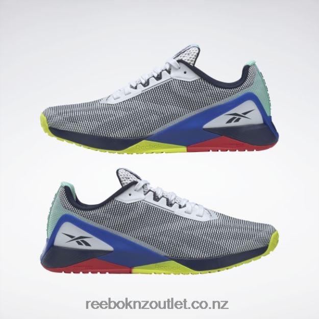Ftwr White/Vector Navy/Court Blue 2B46261087 Nano X1 Grit Men\'s Training Shoes Reebok