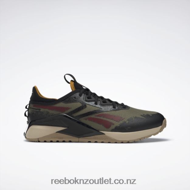 Modern Olive/Core Black/Wild Khaki 2B46261052 Jurassic World Nano X2 Adventure Men's Training Shoes Reebok