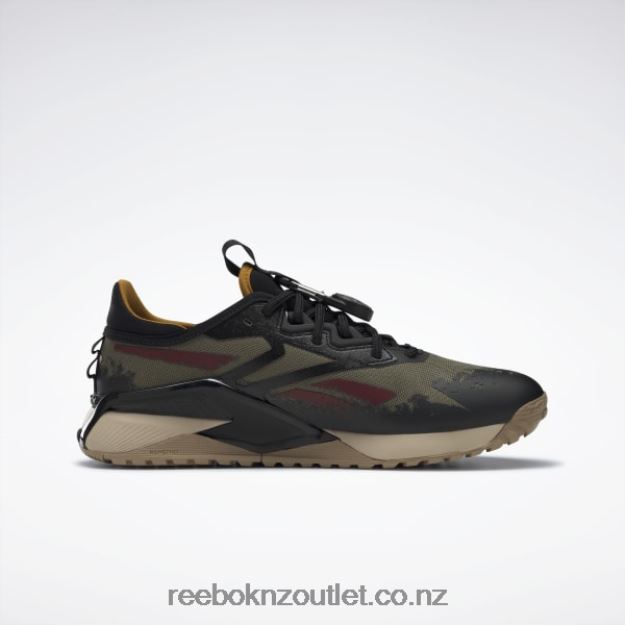 Modern Olive/Core Black/Wild Khaki 2B46261052 Jurassic World Nano X2 Adventure Men\'s Training Shoes Reebok