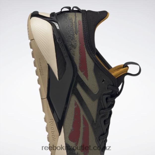 Modern Olive/Core Black/Wild Khaki 2B46261052 Jurassic World Nano X2 Adventure Men\'s Training Shoes Reebok