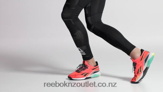 Orange Flare/Core Black/Solar Acid Yellow 2B46261116 Nano X2 TR Adventure Men\'s Training Shoes Reebok