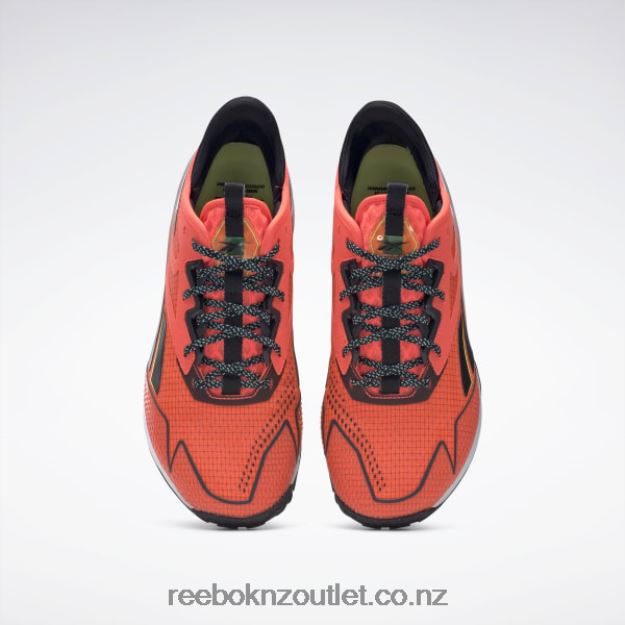 Orange Flare/Core Black/Solar Acid Yellow 2B46261116 Nano X2 TR Adventure Men\'s Training Shoes Reebok