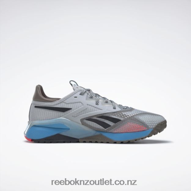 Pure Grey 2/Trek Grey/Radiant Aqua 2B46261107 Nano X2 TR Adventure Men\'s Training Shoes Reebok