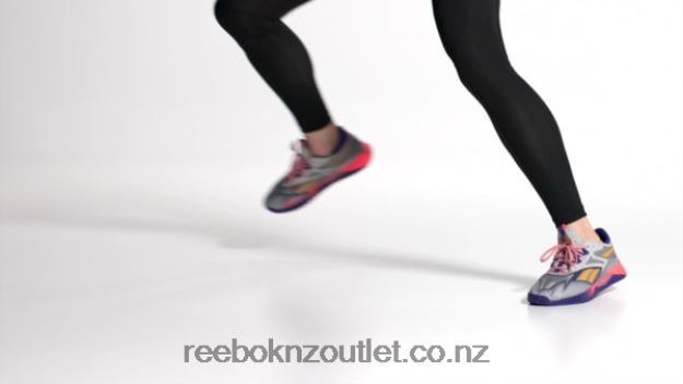 Pure Grey 3/Bold Purple/Orange Flare 2B46261122 Nano X2 TR Adventure Men\'s Training Shoes Reebok