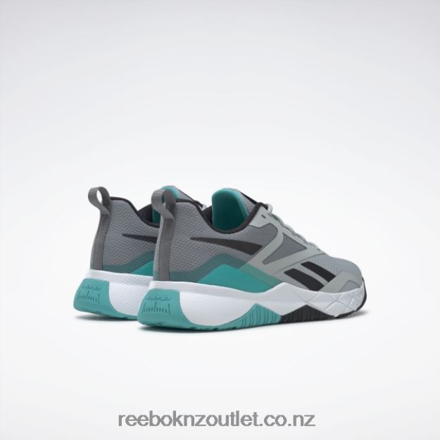 Pure Grey 3/Pure Grey 5/Classic Teal 2B46261336 NFX Men\'s Training Shoes Reebok