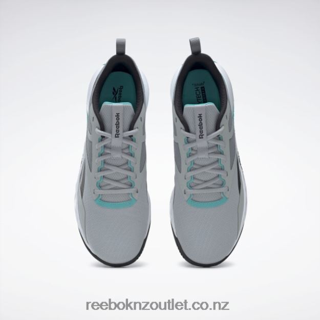 Pure Grey 3/Pure Grey 5/Classic Teal 2B46261336 NFX Men\'s Training Shoes Reebok