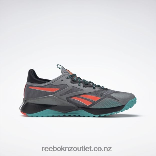 Pure Grey 5/Core Black/Classic Teal 2B46261063 Nano X2 TR Adventure Men\'s Training Shoes Reebok