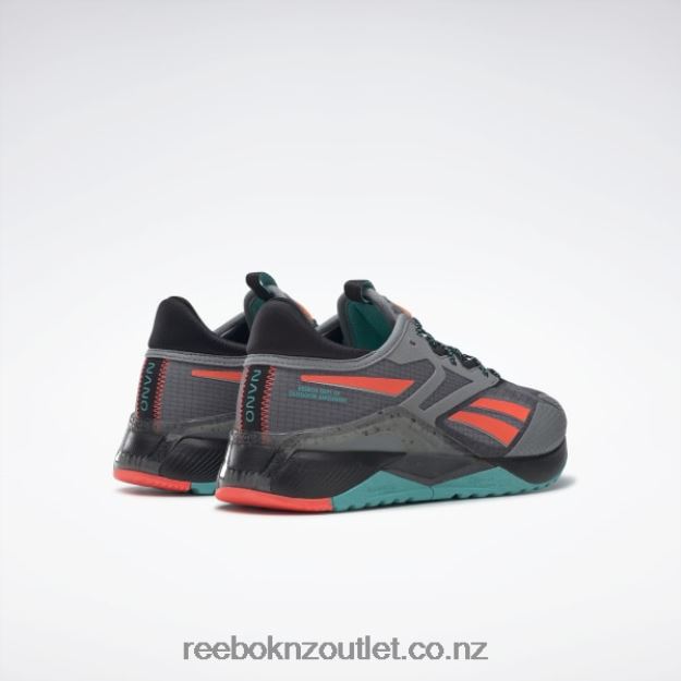 Pure Grey 5/Core Black/Classic Teal 2B46261063 Nano X2 TR Adventure Men\'s Training Shoes Reebok