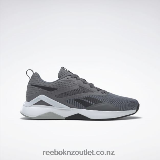 Pure Grey 6/Core Black/Pure Grey 3 2B46261088 Nanoflex TR 2.0 Men's Training Shoes Reebok