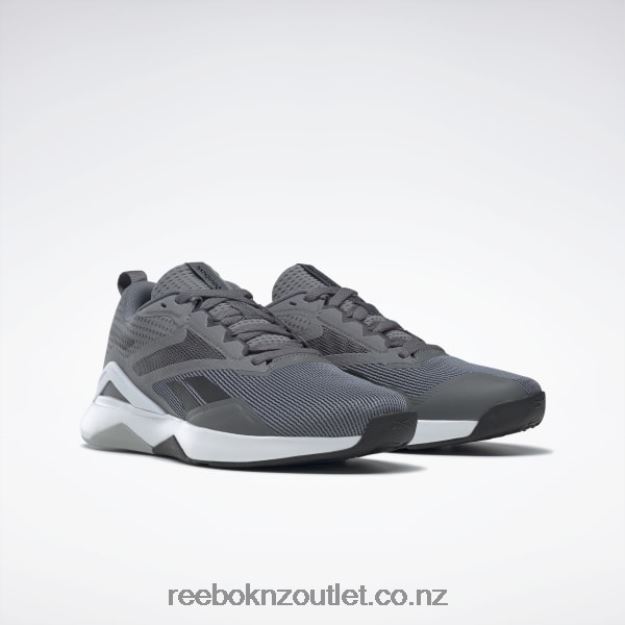 Pure Grey 6/Core Black/Pure Grey 3 2B46261088 Nanoflex TR 2.0 Men\'s Training Shoes Reebok