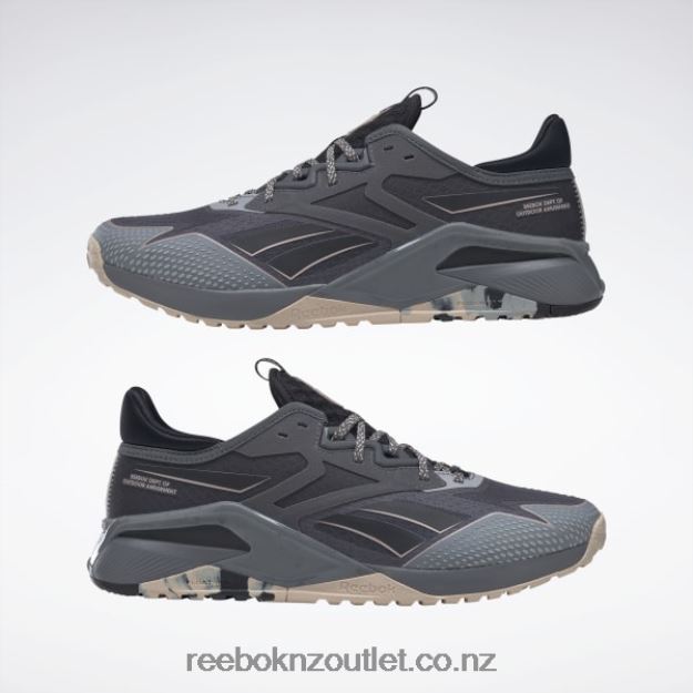 Pure Grey 6/Core Black/Soft Ecru 2B46261049 Nano X2 TR Adventure Men\'s Training Shoes Reebok
