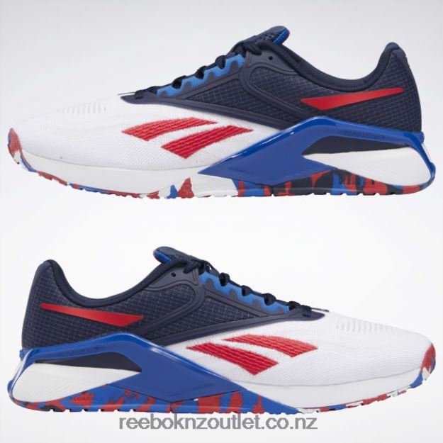 Vector Navy/Ftwr White/Vector Blue 2B46261040 Nano X2 Men\'s Training Shoes Reebok