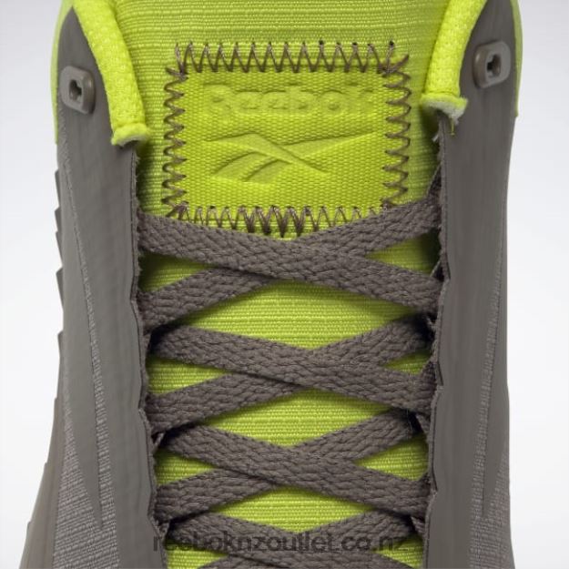 Trek Grey/Boulder Grey/Acid Yellow 2B46261220 Trail Cruiser Men\'s Shoes Reebok