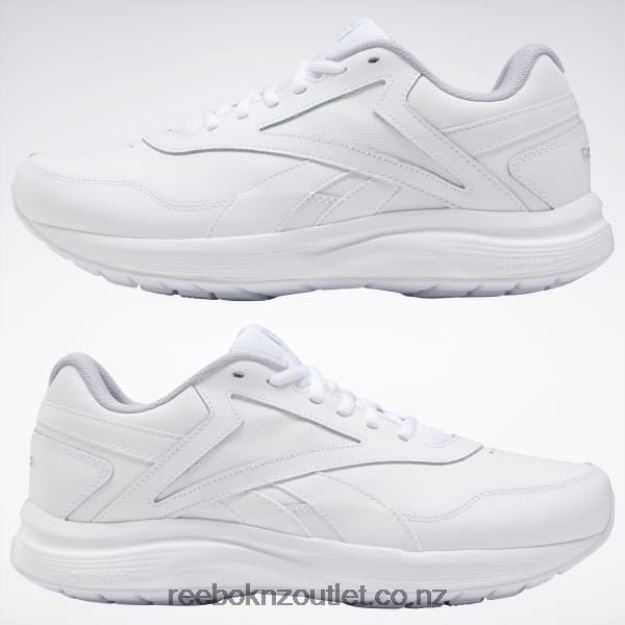 White/Cold Grey 2/Collegiate Royal 2B46261067 Walk Ultra 7 DMX MAX Extra-Wide Men\'s Shoes Reebok
