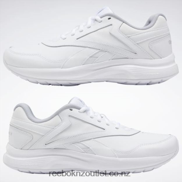 White/Cold Grey 2/Collegiate Royal 2B46261114 Walk Ultra 7 DMX MAX Wide Men\'s Shoes Reebok