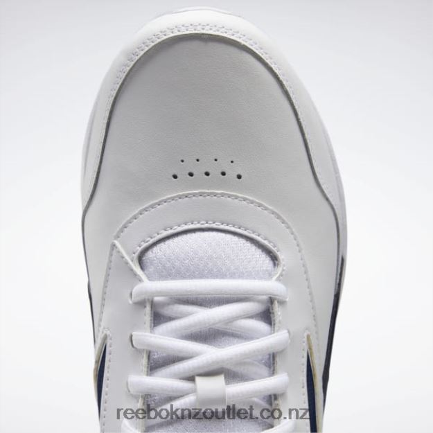 White/Collegiate Navy/Collegiate Royal 2B46261041 Walk Ultra 7 DMX MAX Extra-Wide Men\'s Shoes Reebok