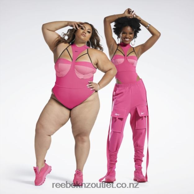 Pink Fusion/Black 2B4626440 Cardi B Body Layer Reebok Women
