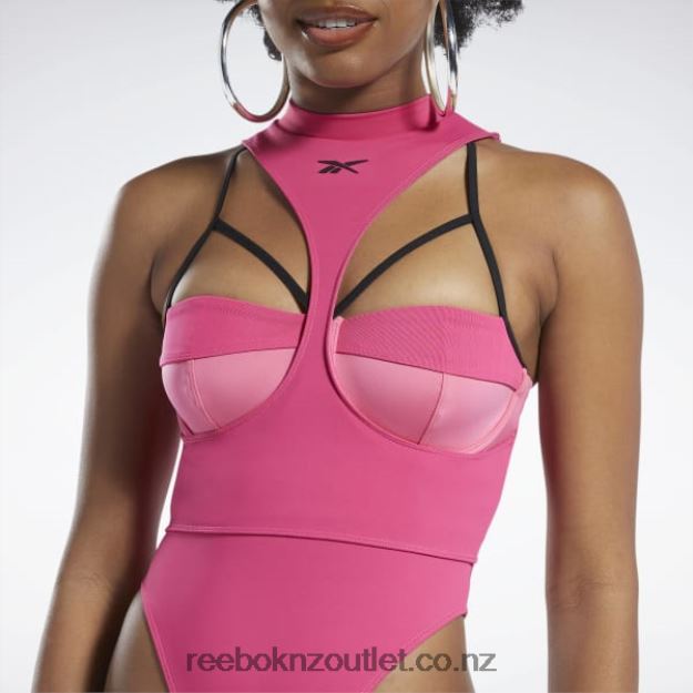 Pink Fusion/Black 2B4626440 Cardi B Body Layer Reebok Women
