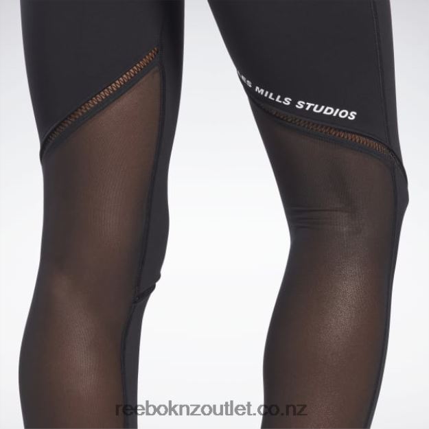 Black 2B4626540 Les Mills Lux Perform Tights Reebok Women