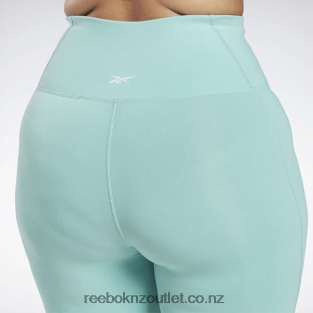 Semi Classic Teal 2B4626633 Lux High-Waisted Tights (Plus Size) Reebok Women
