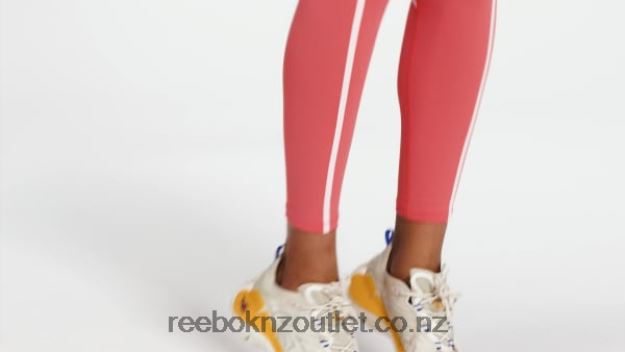 Semi Orange Flare 2B4626347 Lux High-Waisted Colorblock Tights Reebok Women