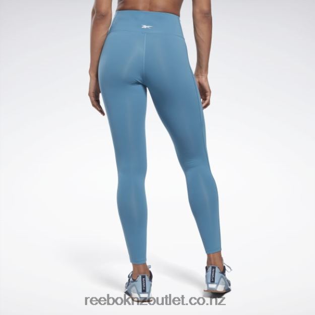 Steely Blue S23-R 2B4626281 Lux High-Waisted Tights Reebok Women