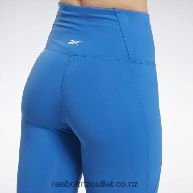 Vector Blue 2B4626426 Lux High-Waisted Tights Reebok Women