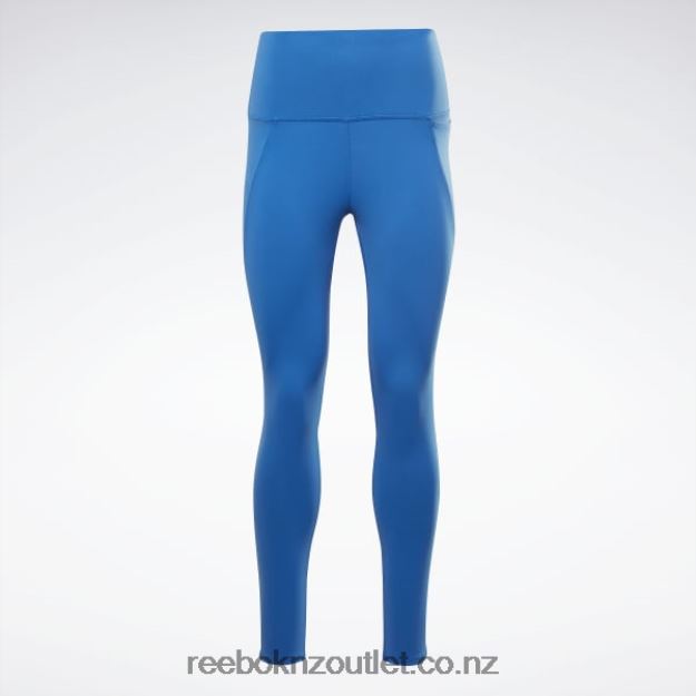 Vector Blue 2B4626426 Lux High-Waisted Tights Reebok Women