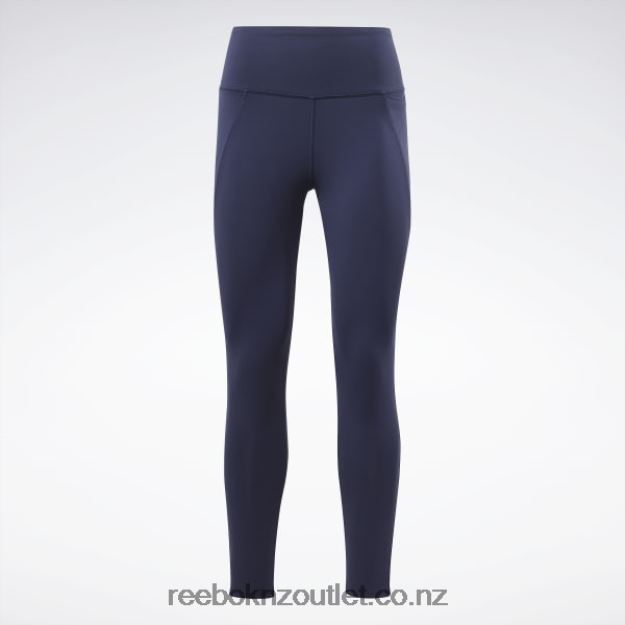 Vector Navy 2B4626146 Lux High-Waisted Tights Reebok Women