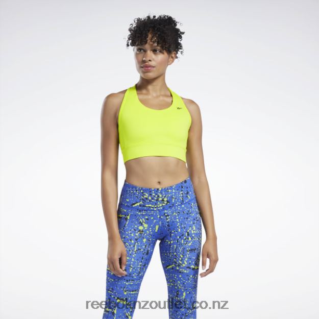 Acid Yellow 2B4626484 Running Essentials High-Impact Bra Reebok Women