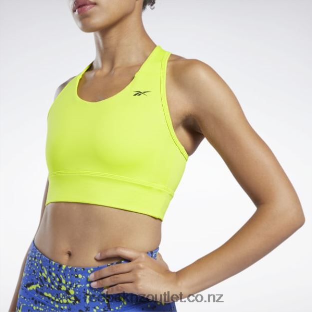 Acid Yellow 2B4626484 Running Essentials High-Impact Bra Reebok Women