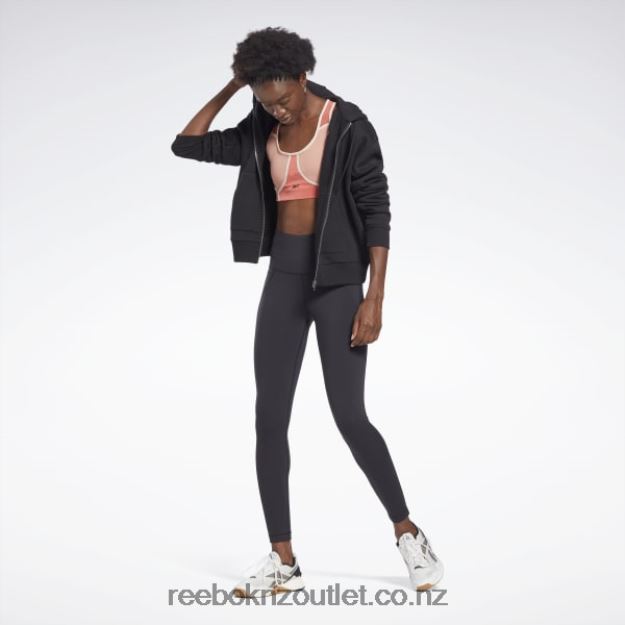 Canyon Coral 2B4626971 Lux Racer Padded Colorblocked Bra Reebok Women