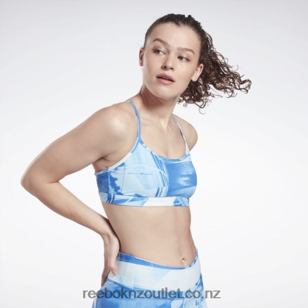 Court Blue 2B4626999 Skinny Sports Bra Reebok Women