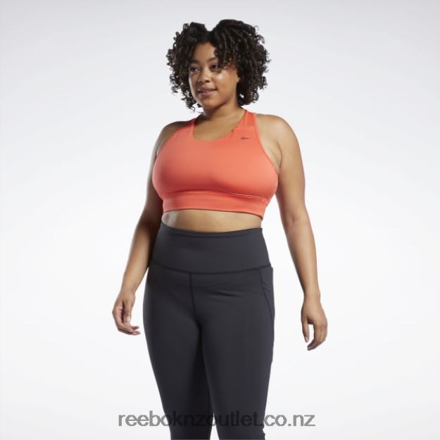 Dynamic Red 2B4626623 Running Essentials Sports Bra (Plus Size) Reebok Women