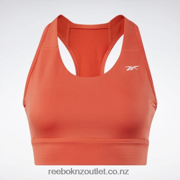 Dynamic Red 2B4626623 Running Essentials Sports Bra (Plus Size) Reebok Women