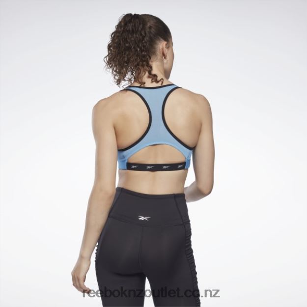Essential Blue 2B4626728 Lux Vector Racer Sports Bra Reebok Women