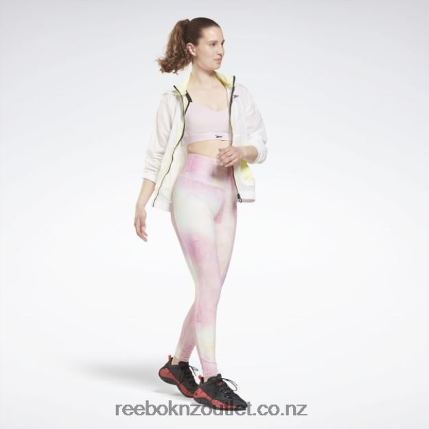 Frost Berry 2B4626876 Lux Strappy Medium-Impact Sports Bra Reebok Women