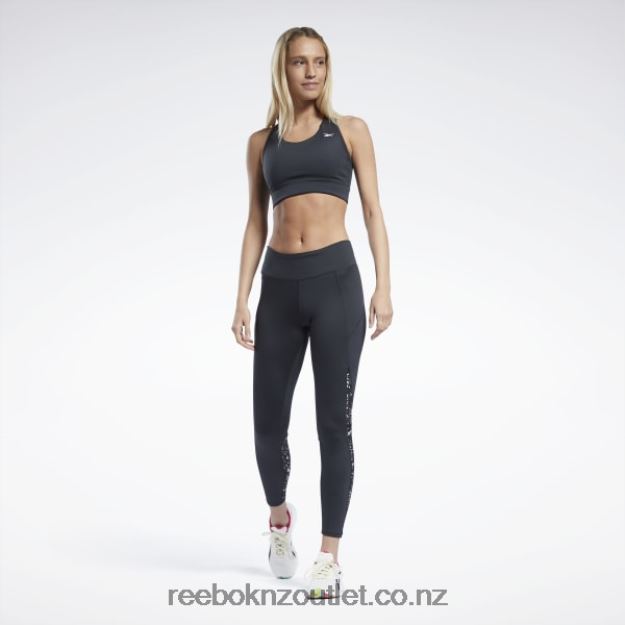 Night Black 2B4626186 Running Essentials High-Impact Bra Reebok Women