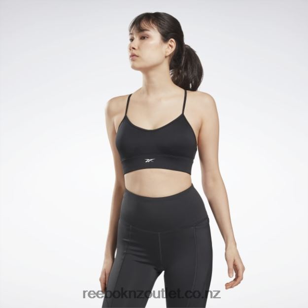 Night Black 2B4626371 Workout Ready Sports Bra Reebok Women