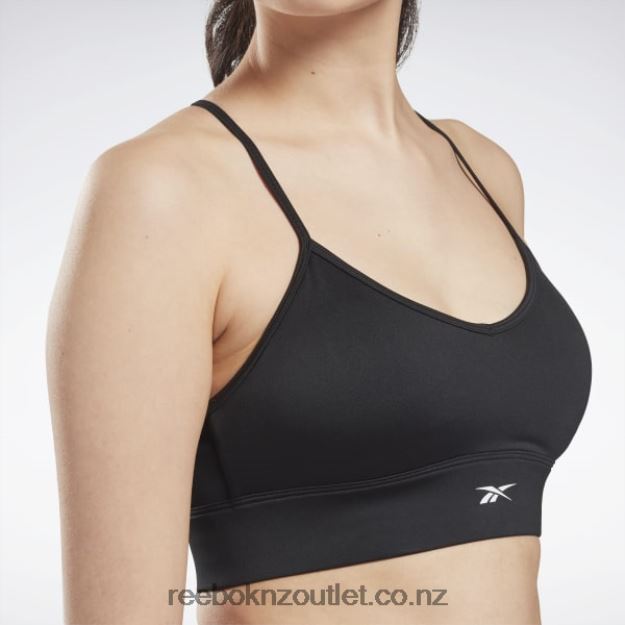 Night Black 2B4626371 Workout Ready Sports Bra Reebok Women